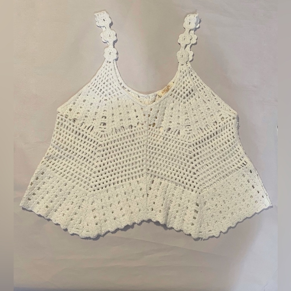 Rebellion Again Crochet Tank Top